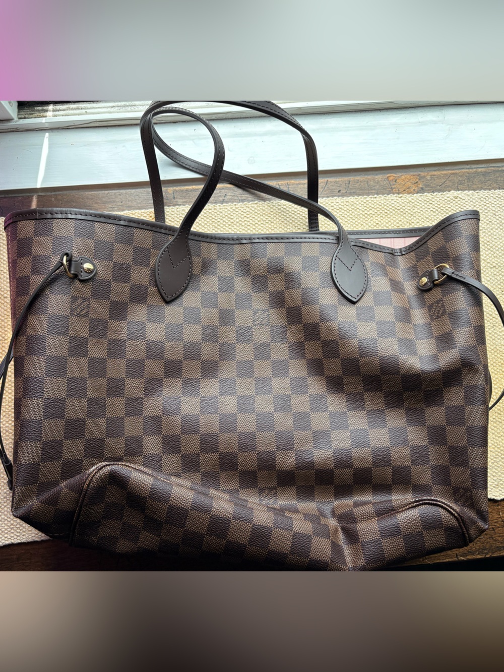 Louis Vuitton Neverfull MM Tote Damier Ebene